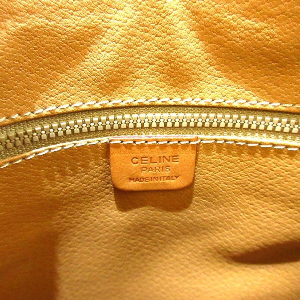 Celine Pattern Brown Handbag Macadam - image 7